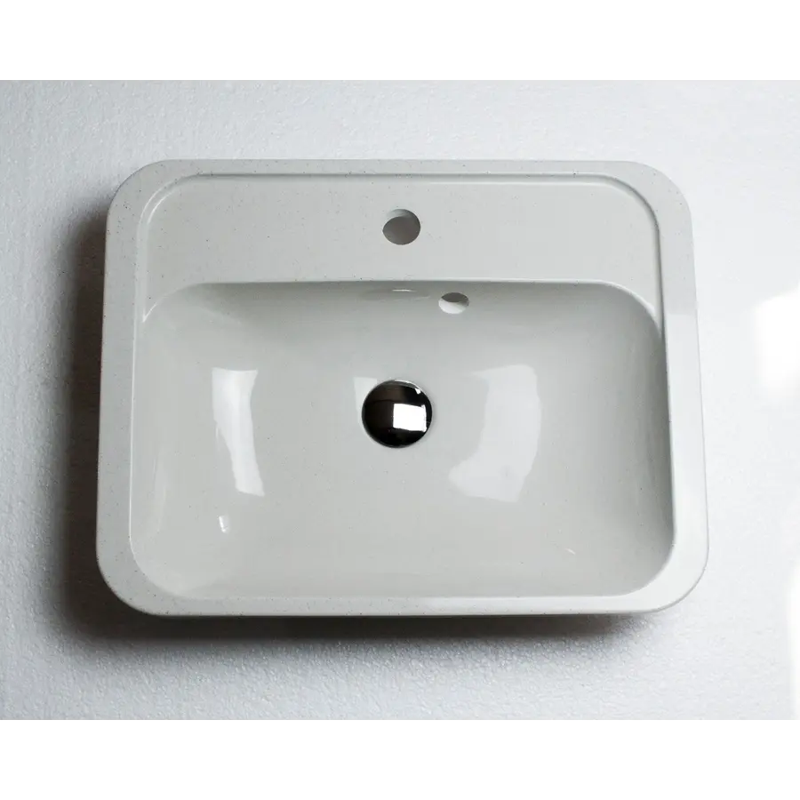 Врізний умивальник ADAMANT OPTION 550Х430 OLD STONE