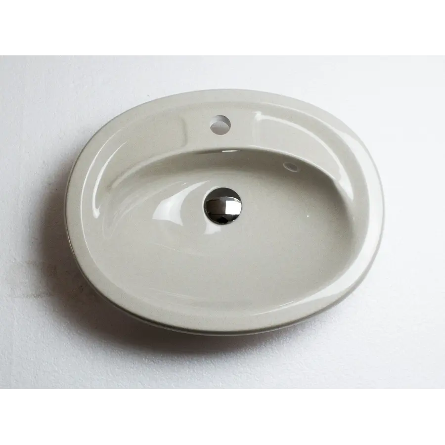 Умывальник бежевый врезной ADAMANT COMFY 540Х425 BEIGE