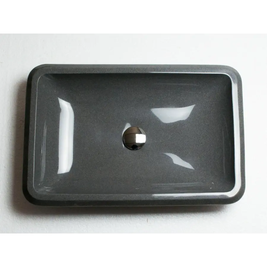 Умывальник врезной ADAMANT PLAIN 590Х390 GRAY