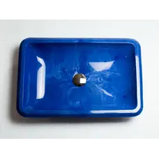 Умывальник врезной ADAMANT PLAIN 590Х390 SKY синий