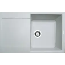 Гранітна кухонна мийка Adamant HORIZON БІЛИЙ-01