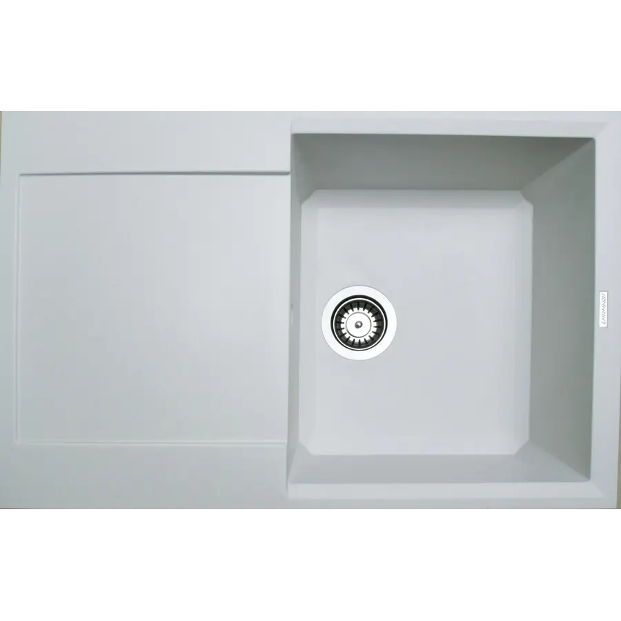 Гранітна кухонна мийка Adamant HORIZON БІЛИЙ-01