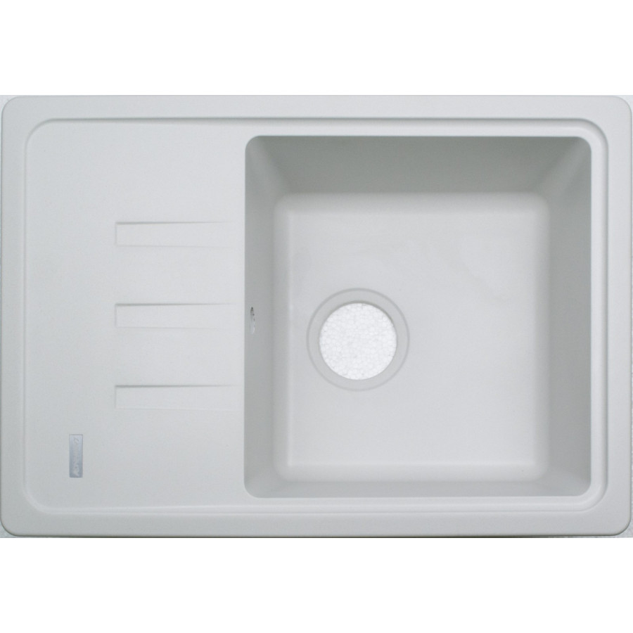 Гранітна кухонна мийка Adamant SLIM WHITE-01