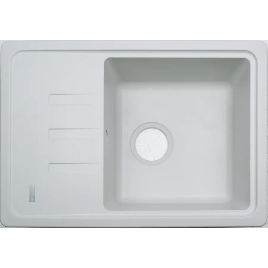 Гранітна кухонна мийка Adamant SLIM WHITE-01