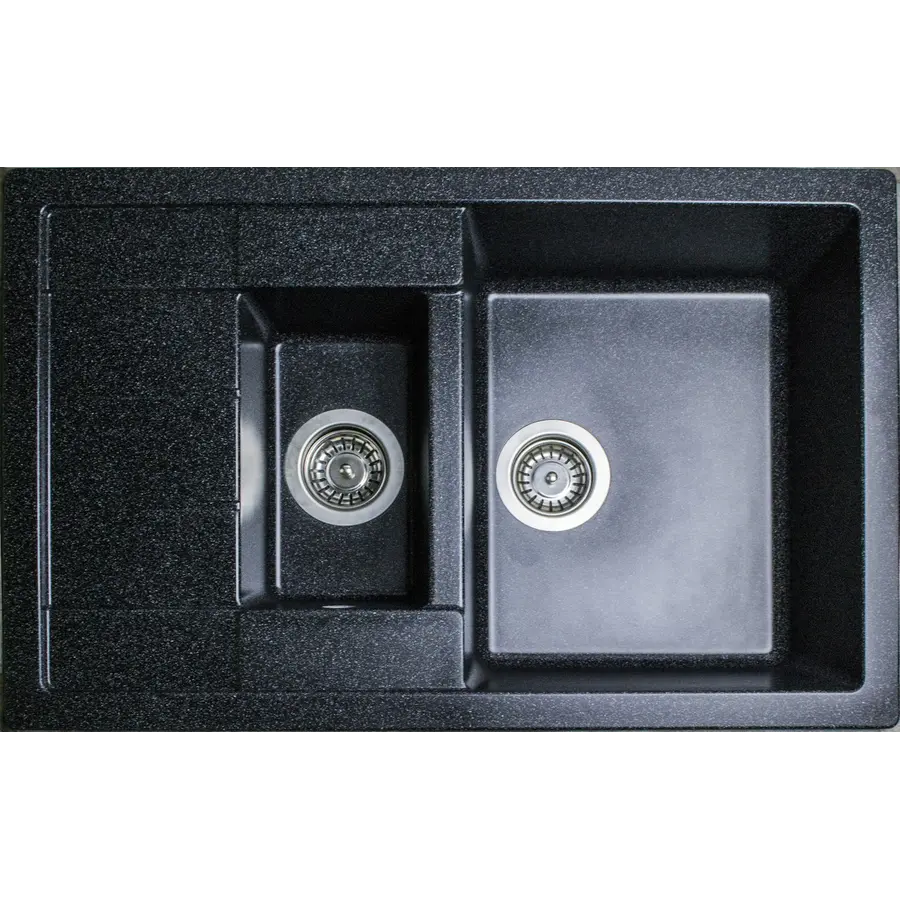 Гранітна мийка Adamant ANILA PLUS Чорний
