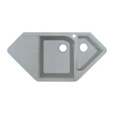 Гранітна мийка Adamant SPIRIT Світло Сірий