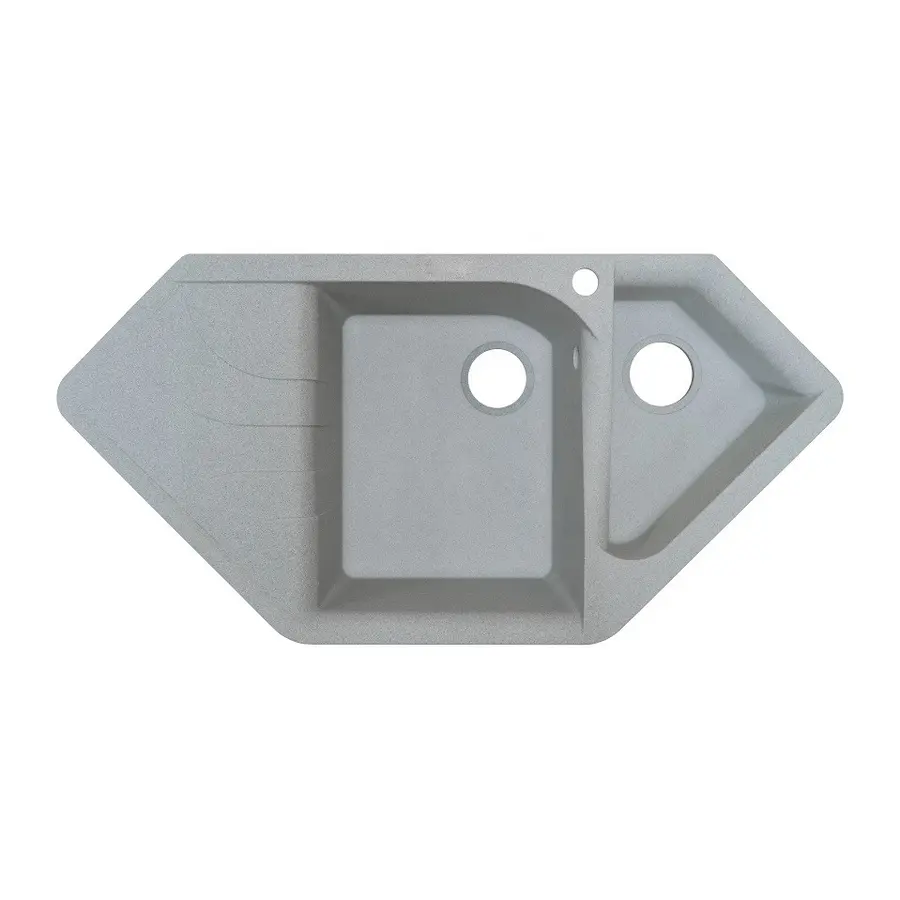 Гранітна мийка Adamant SPIRIT Світло Сірий