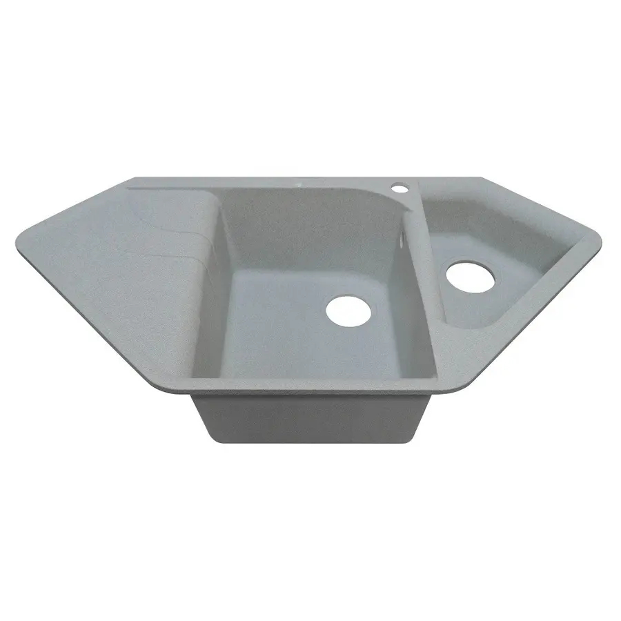 Гранітна мийка Adamant SPIRIT Світло Сірий