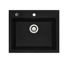 Гранітна мийка Adamant PRIZMA Антрацит