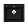 Гранітна мийка Adamant PRIZMA Антрацит