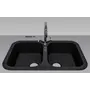 Гранітна мийка Adamant TWINS Чорний