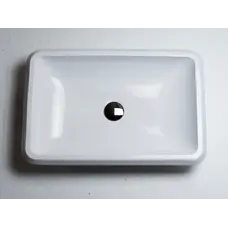 Умивальник врізний ADAMANT PLAIN 590Х390 WHITE