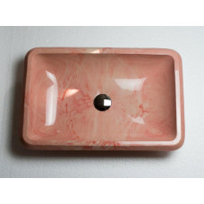 Умывальник врезной для ванны ADAMANT PLAIN 590Х390 PINK розовый