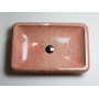 Умивальник врізний ля ванни ADAMANT PLAIN 590Х390 PINK рожевий