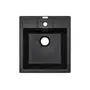 Гранітна кухонна мийка Adamant BRICK ЧОРНИЙ-03
