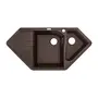 Гранітна кухонна мийка Adamant SPIRIT КОРИЧНЕВИЙ-05