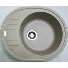 Гранітна кухонна мийка Adamant OVUM ЦУКРУ-02