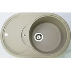 Гранітна кухонна мийка Adamant SHELL ЦУКРУ-02