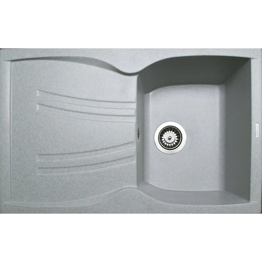Гранітна кухонна мийка Adamant NEW LINE СВІТЛО СІРИЙ-09