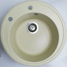 Гранітна кухонна мийка Adamant SUN IVORY-08