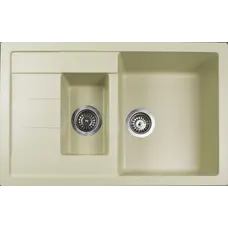 Гранітна плита, мийка Adamant ANILA PLUS Айворі