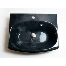 Умивальник врізний ADAMANT LOGAN 600х500 BLACK & WHITE