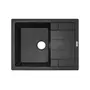 Гранітна кухонна мийка Adamant ANILA Графіт -13