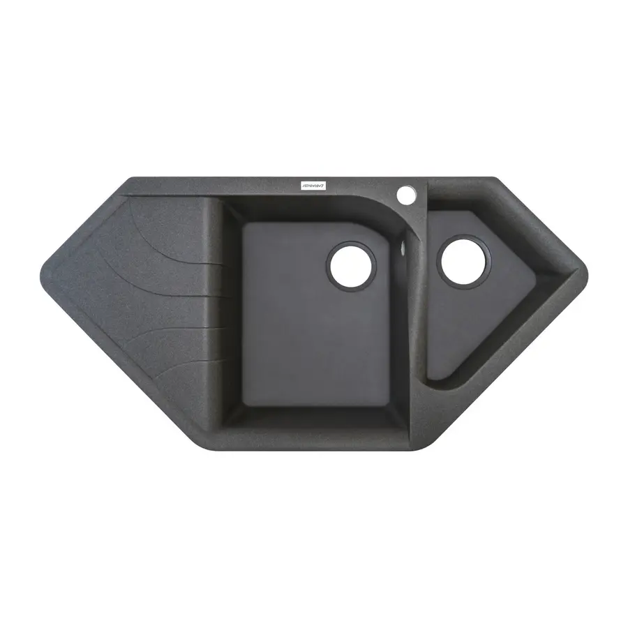 Гранітна кухонна мийка Adamant SPIRIT СІРИЙ-04