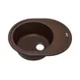 Гранітна кухонна мийка Adamant OVUM КОРИЧНЕВИЙ-05