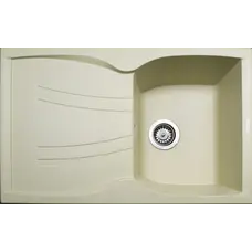 Гранітна кухонна мийка Adamant NOVAK IVORY-08