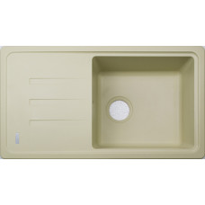 Гранітна кухонна мийка Adamant SLIM LONG IVORY-08