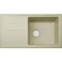Гранітна кухонна мийка Adamant SLIM LONG IVORY-08