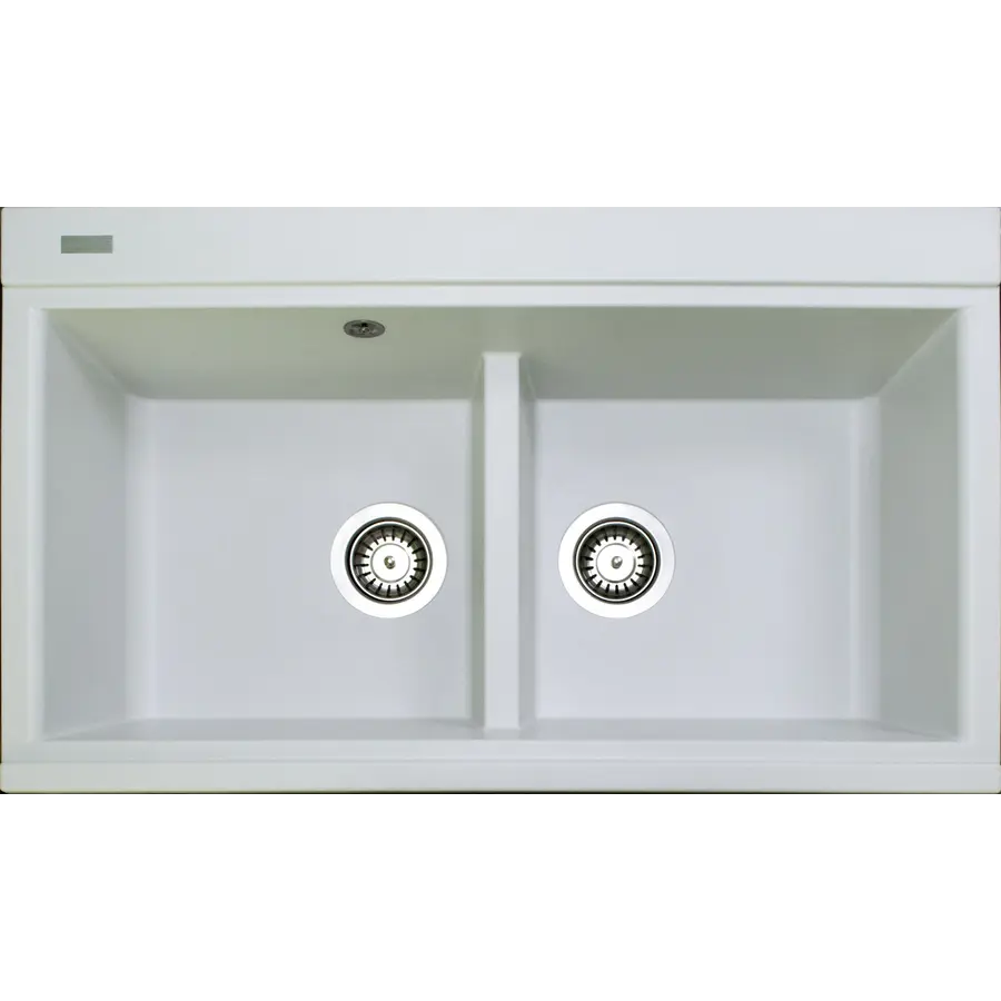 Гранітна кухонна мийка ADAMANT SIMILAR Білий-01