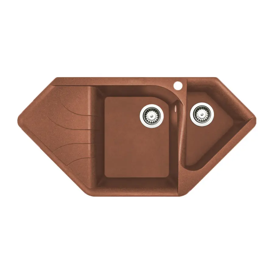 Гранітна мийка Adamant SPIRIT Терракота