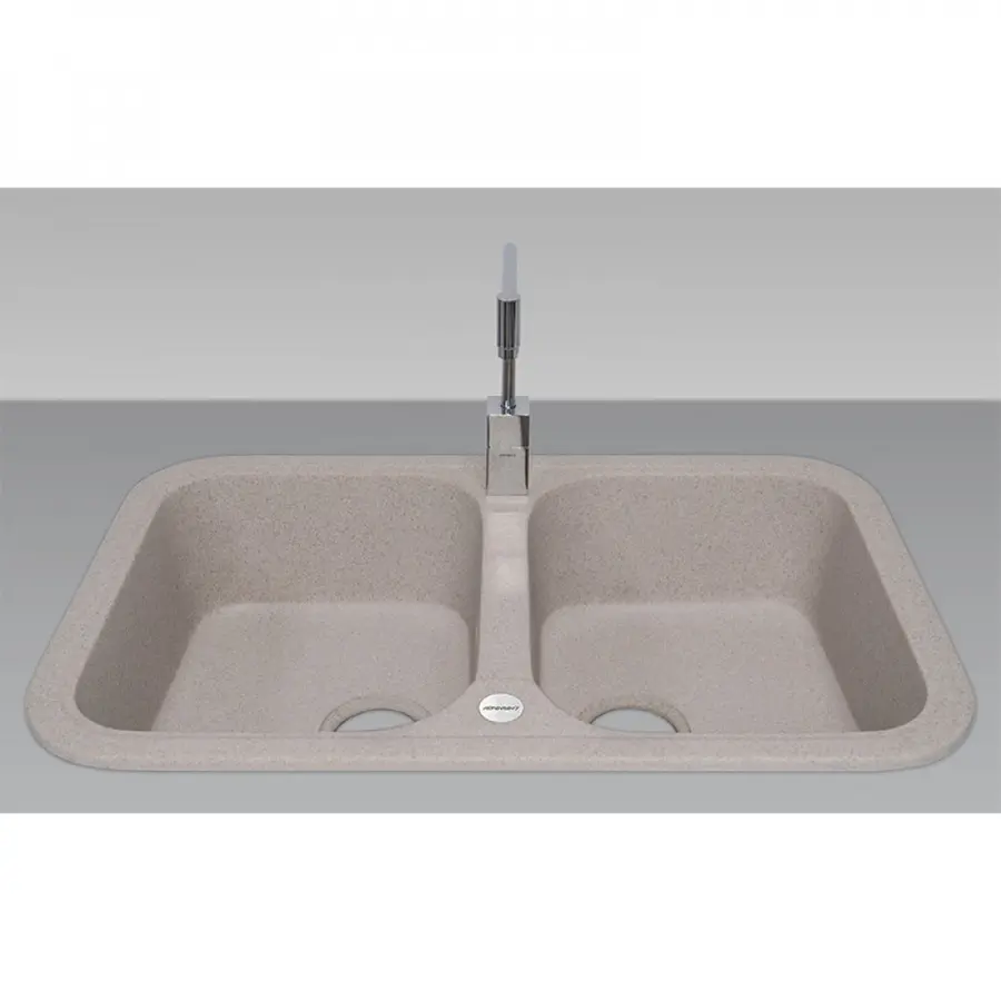 Гранітна кухонна мийка Adamant TWINS Терра