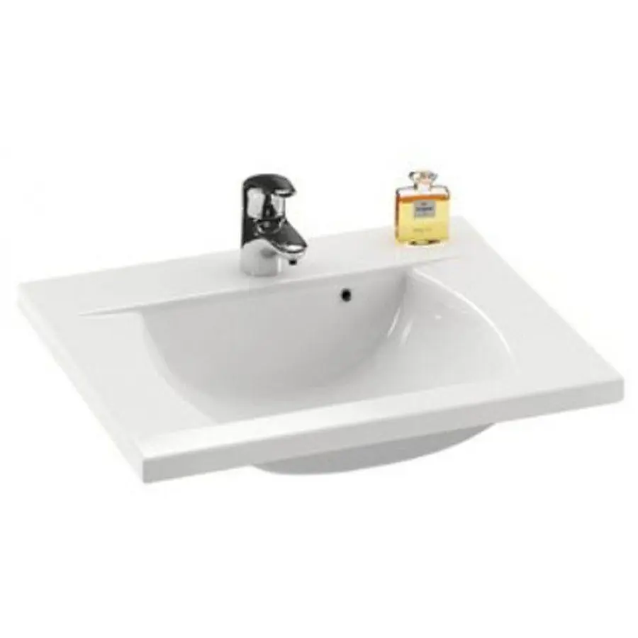 Умывальник накладной для ванны белый ADAMANT OVER-60 600Х490 WHITE