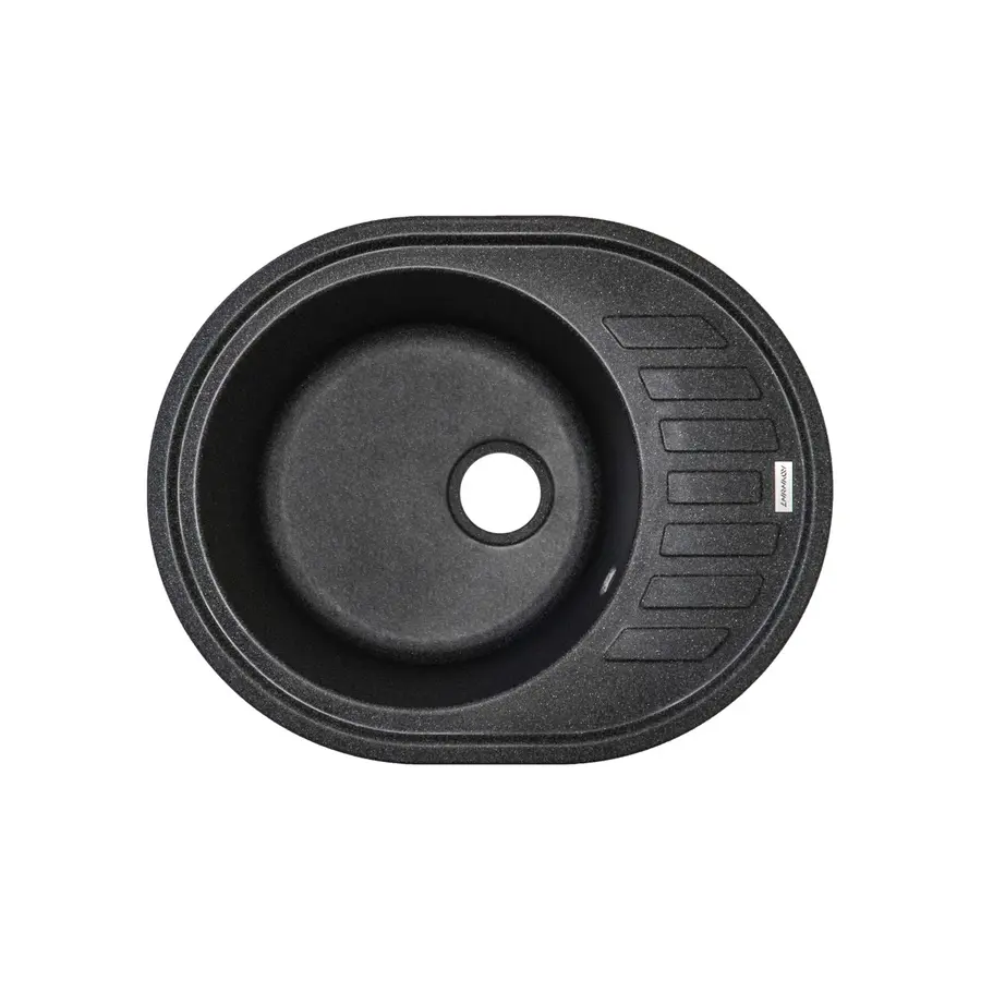 Гранітна кухонна мийка Adamant OVUM біла