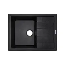 Гранітна кухонна мийка Adamant ANILA Чорний-03