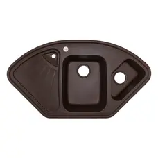 Гранітна кухонна мийка Adamant CONSENSUS КОРИЧНЕВИЙ-05