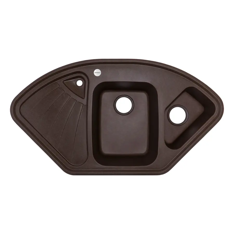 Гранітна кухонна мийка Adamant CONSENSUS КОРИЧНЕВИЙ-05