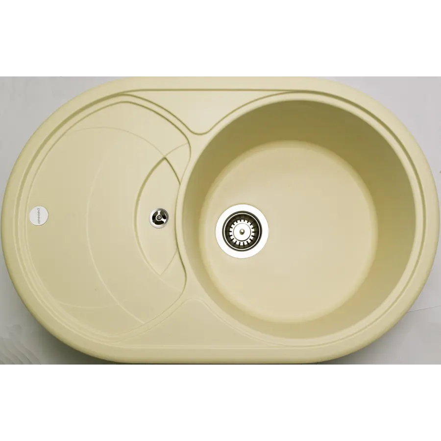 Гранітна кухонна мийка Adamant SHELL IVORI-08