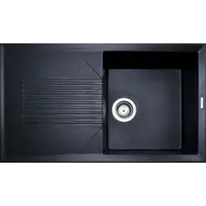 Гранітна кухонна мийка Adamant NOVAK ЧОРНИЙ-03