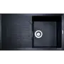 Гранітна кухонна мийка Adamant NOVAK ЧОРНИЙ-03