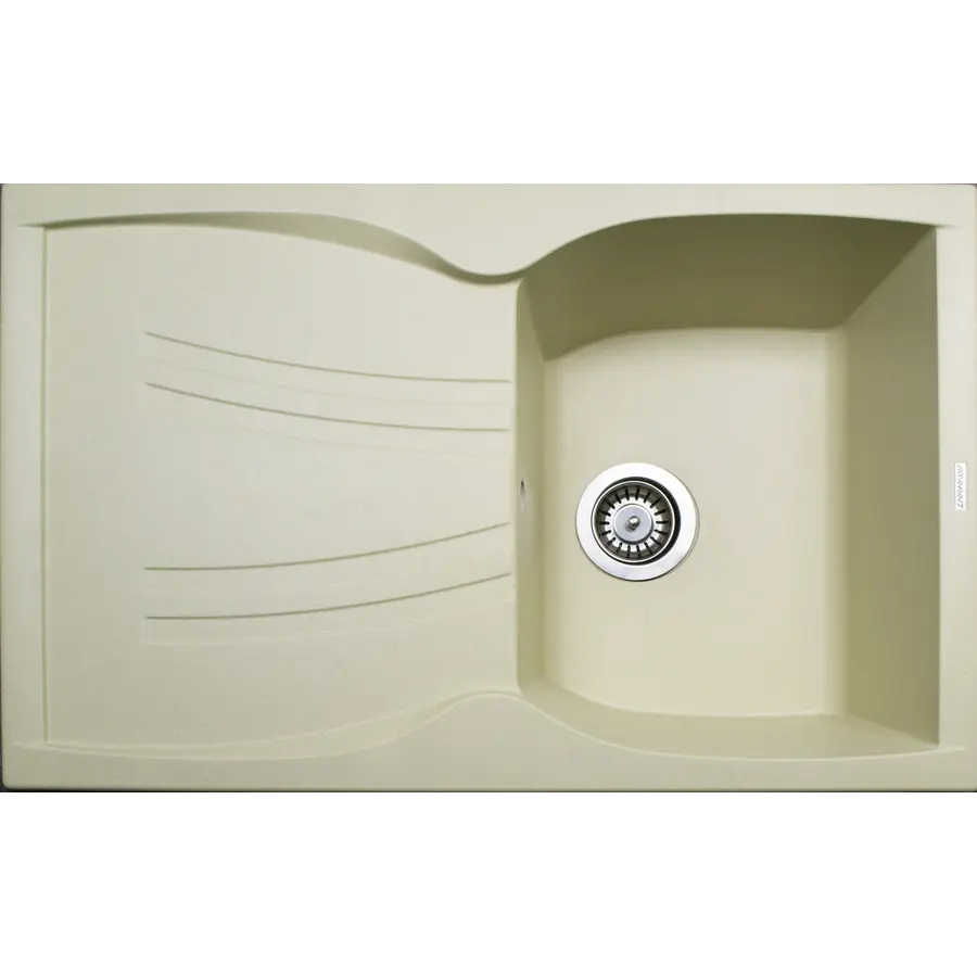 Гранітна кухонна мийка Adamant NEW LINE IVORY-08