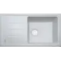 Гранітна кухонна мийка Adamant SLIM LONG WHITE-01