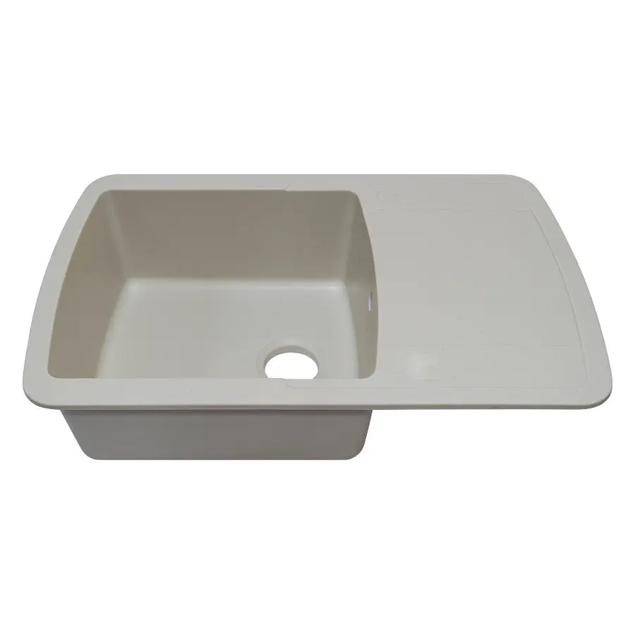 Гранітна кухонна мийка Adamant OPTIMAX IVORY-08