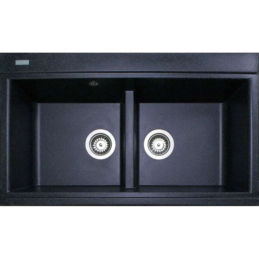 Гранітна кухонна мийка ADAMANT SIMILAR Чорний-03