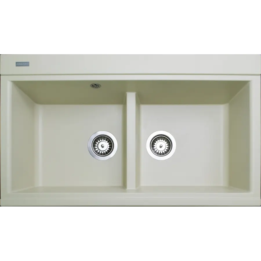 Гранітна кухонна мийка ADAMANT SIMILAR Айворі-08