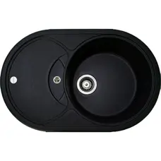 Гранітна мийка Adamant SHELL Антрацит