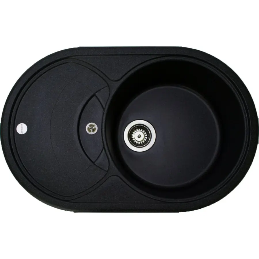 Гранітна мийка Adamant SHELL Антрацит